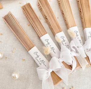 Bridesmaids and Guests Hand Fan