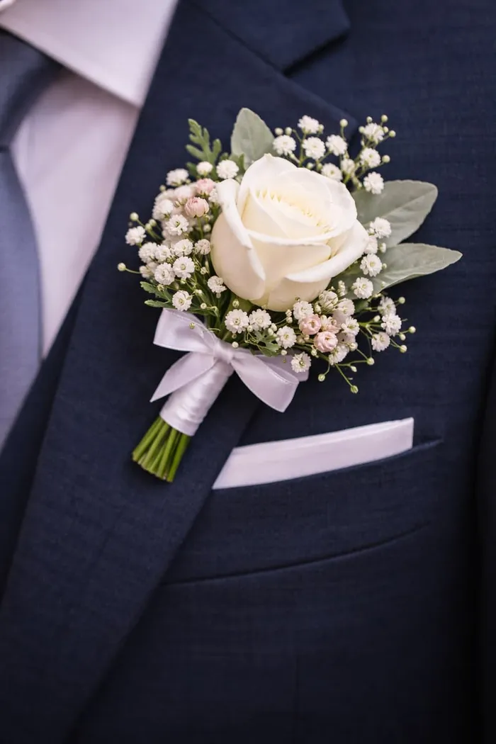 Groom and Groomsmen Boutonniere
