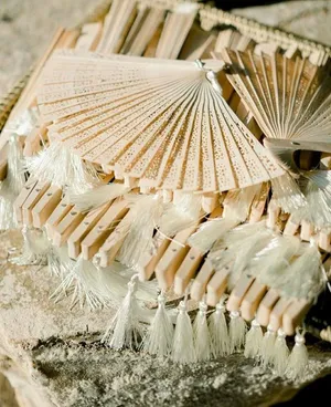 Bridesmaids and Guests Hand Fan thumbnail 3