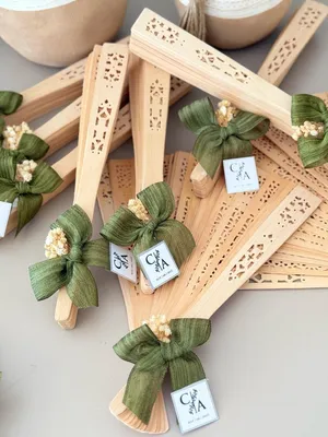 Bridesmaids and Guests Hand Fan thumbnail 9