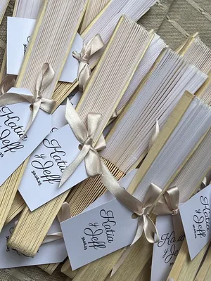 Bridesmaids and Guests Hand Fan thumbnail 16