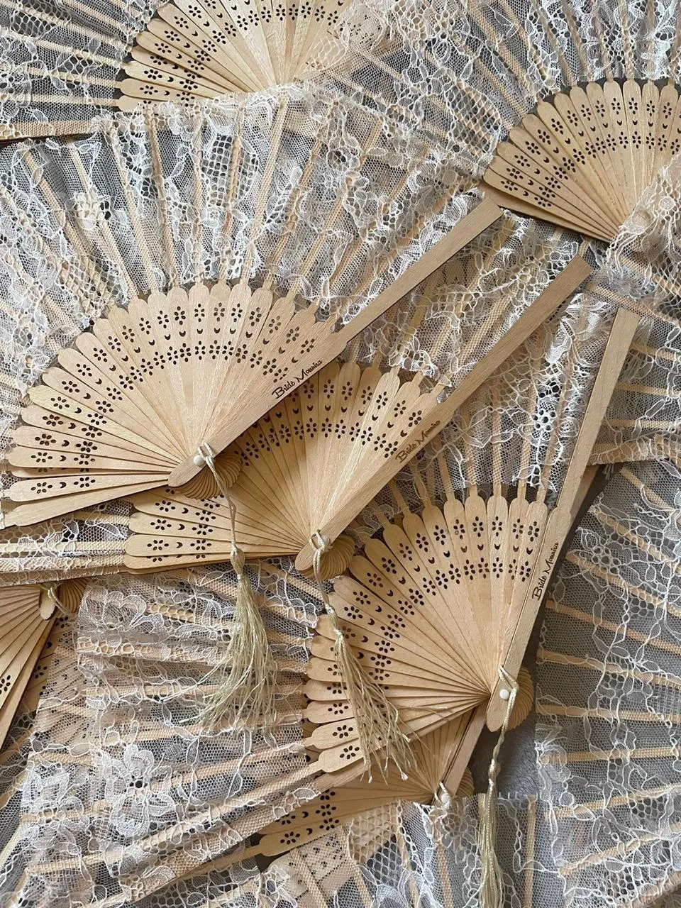 Bridesmaids and Guests Hand Fan image 2