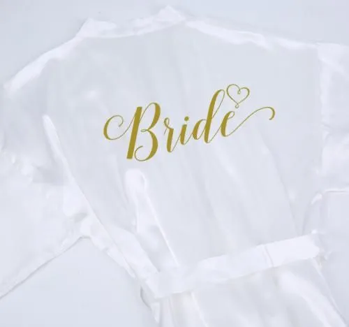 Bridal Satin Robe image 2