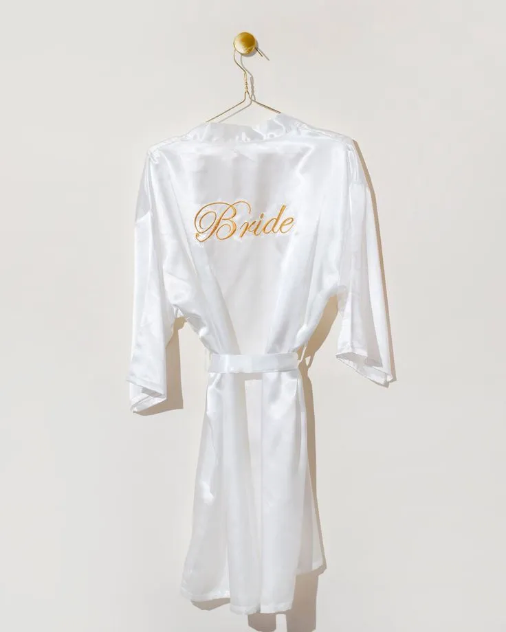 Bridal Satin Robe