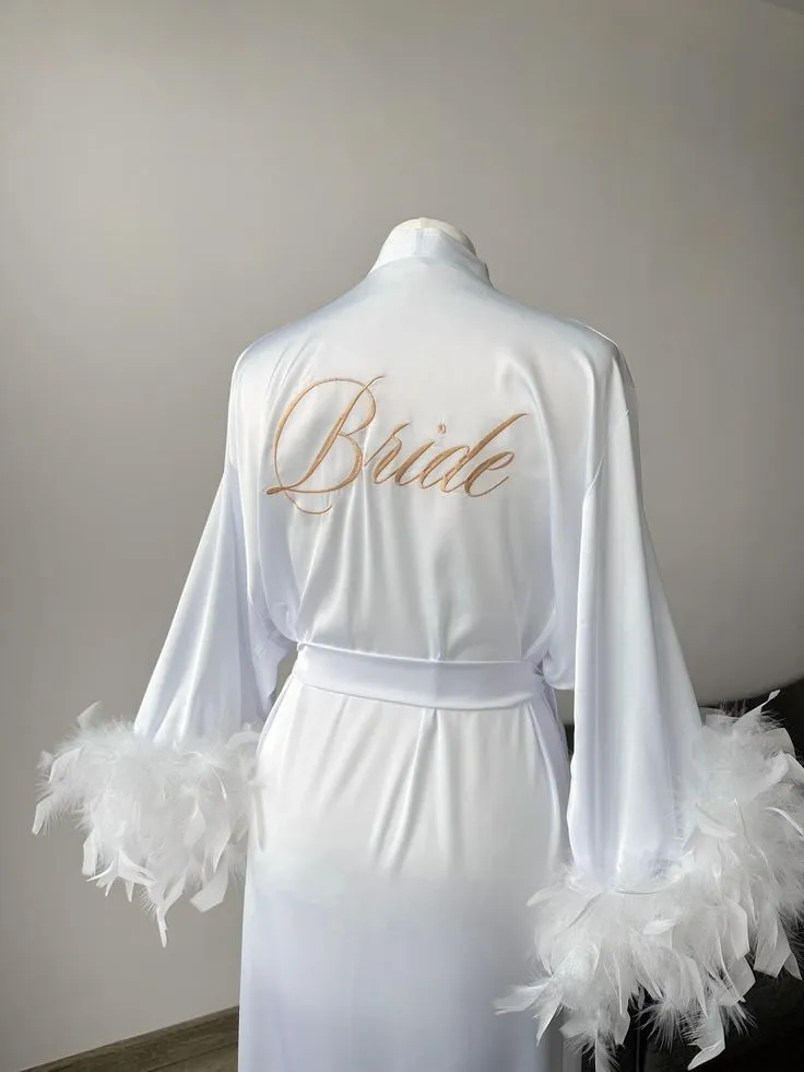 Bridal Satin Robe image 10