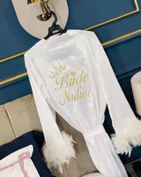Bridal Satin Robe thumbnail 5