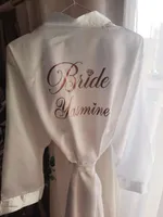 Bridal Satin Robe thumbnail 9