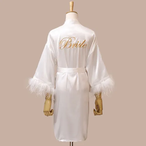 Farahy Bridal Satin Robe