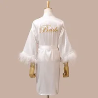 Bridal Satin Robe thumbnail 7