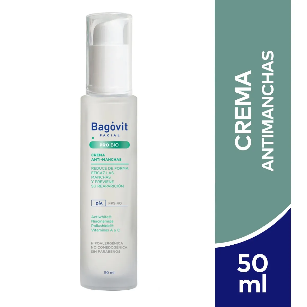 Crema Facial Pro Bio Antimanchas x 50 ml
