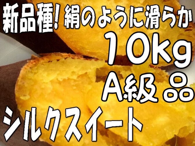 10kg【シルクスイート】A級品☆しっとり滑らか甘いさつまいも