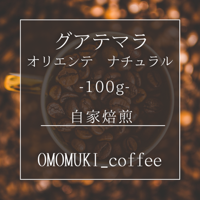 自家焙煎コーヒー【グアテマラ オリエンテ ナチュラル】