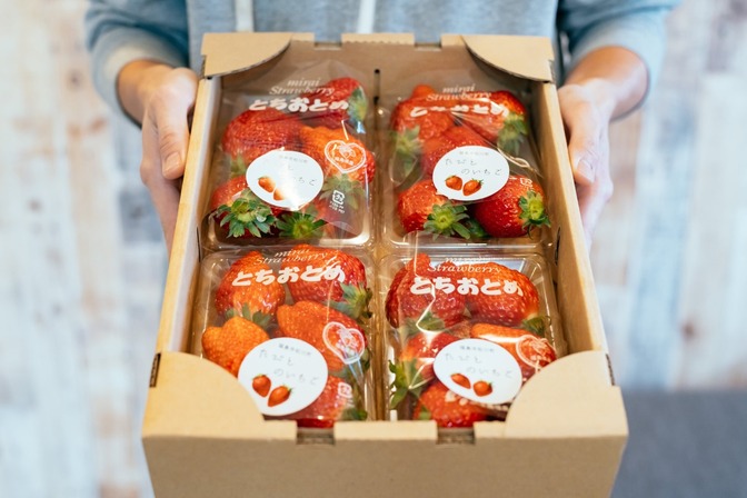 大粒いちごごろごろ4パック