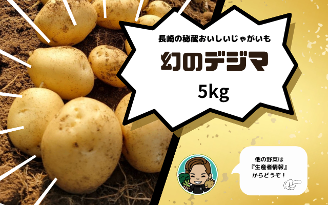 【長崎の秘蔵】極上&万能じゃがいも「デジマ」5kg