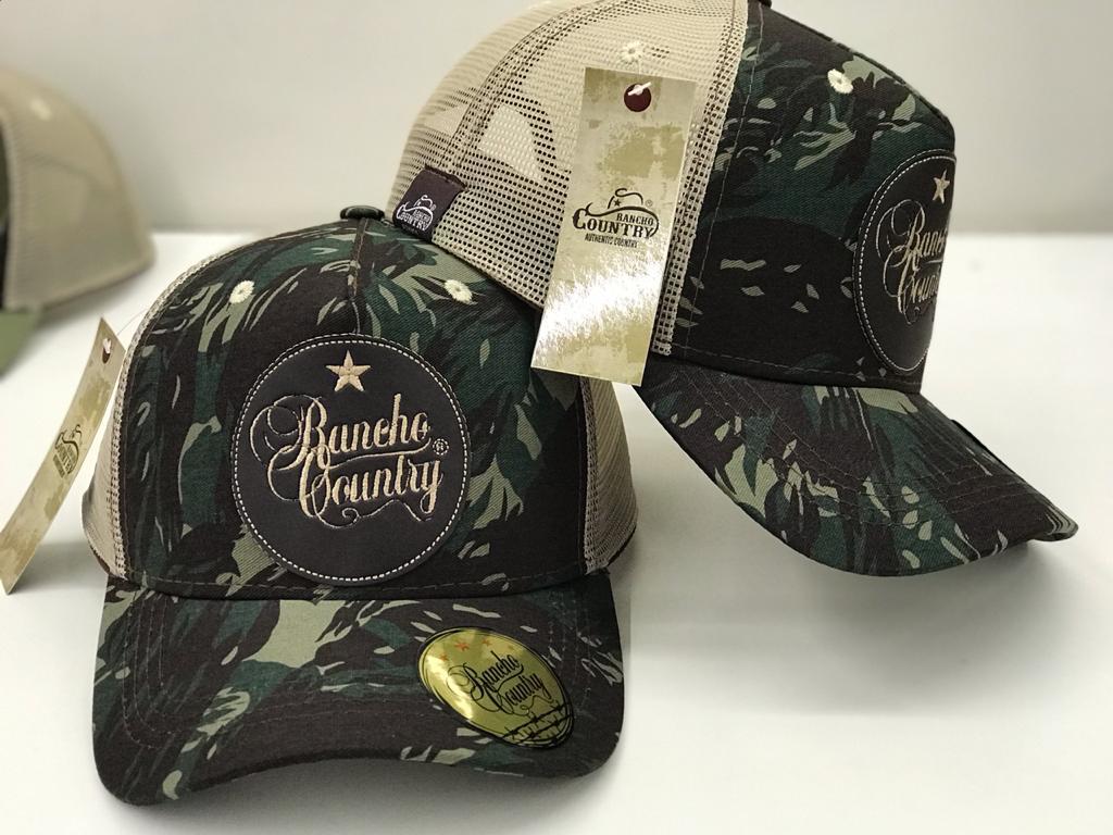 BONÉ TRUCKER CAMUFLADO RANCHO COUNTRY