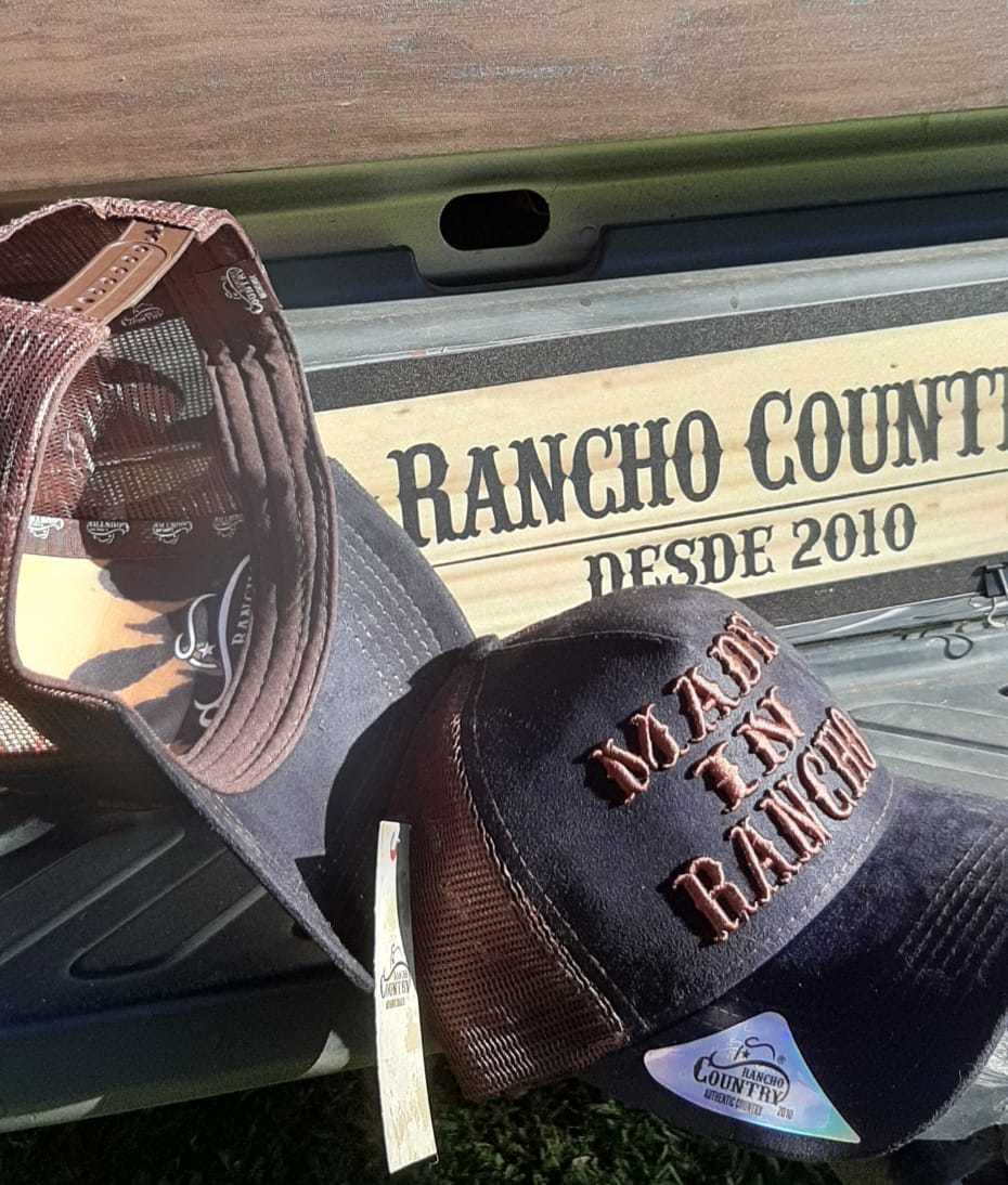 BONÉ TRUCKER MADE IN RANCHO RANCHO COUNTRY