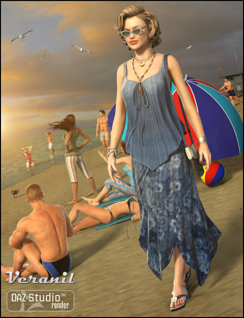 Veranil for V4 by: Ravenhair, 3D Models by Daz 3D