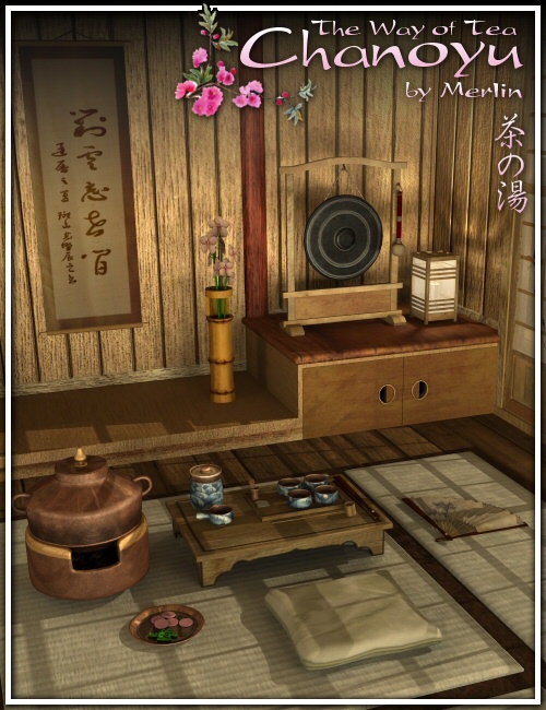 Chanoyu Way of Tea by Merlin by: Merlin Studios, 3D Models by Daz 3D