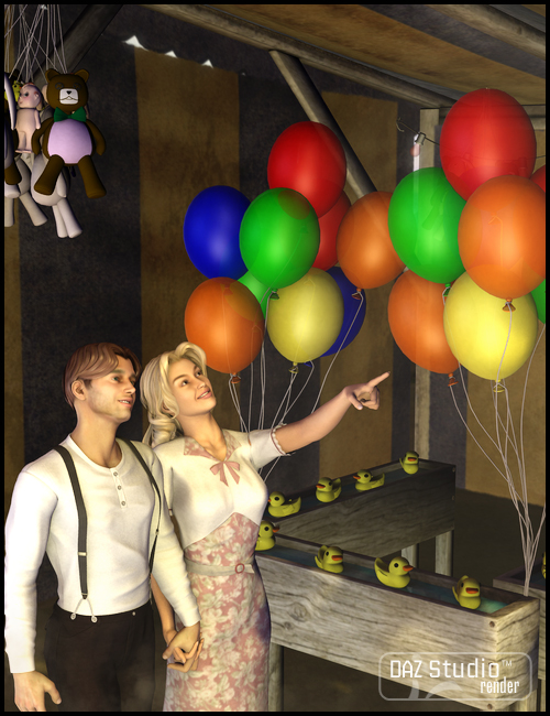 Midway Fun by: Propschick, 3D Models by Daz 3D