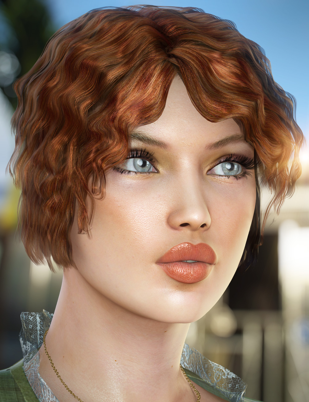 Finger Wave Bob for Genesis by: goldtassel, 3D Models by Daz 3D