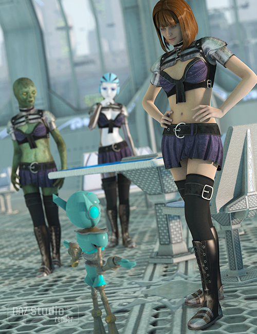 Sci Fi Academy Uniform by: Barbara BrundonSarsa, 3D Models by Daz 3D