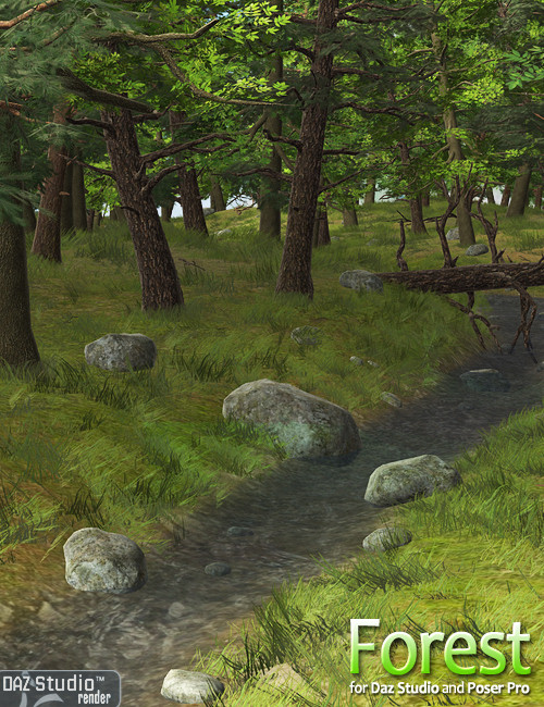 Forest by: Andrey Pestryakov, 3D Models by Daz 3D
