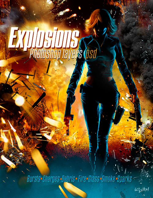 Ron's Explosions by: deviney, 3D Models by Daz 3D
