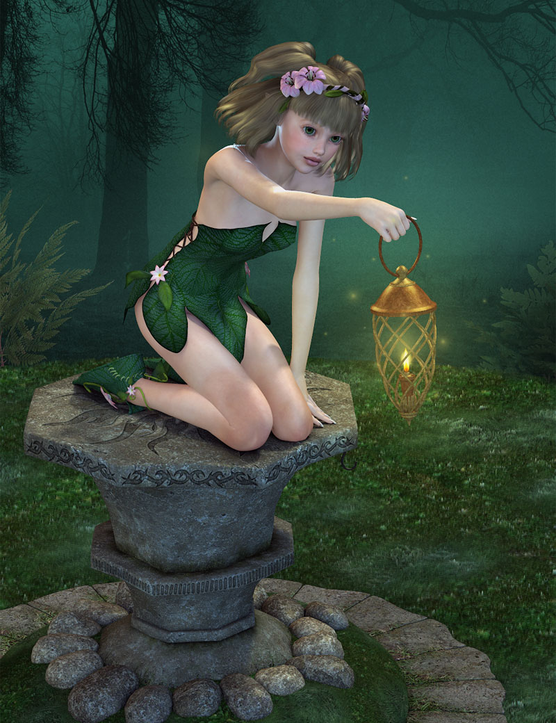 Florabelle for V4 and Genesis by: Mada, 3D Models by Daz 3D