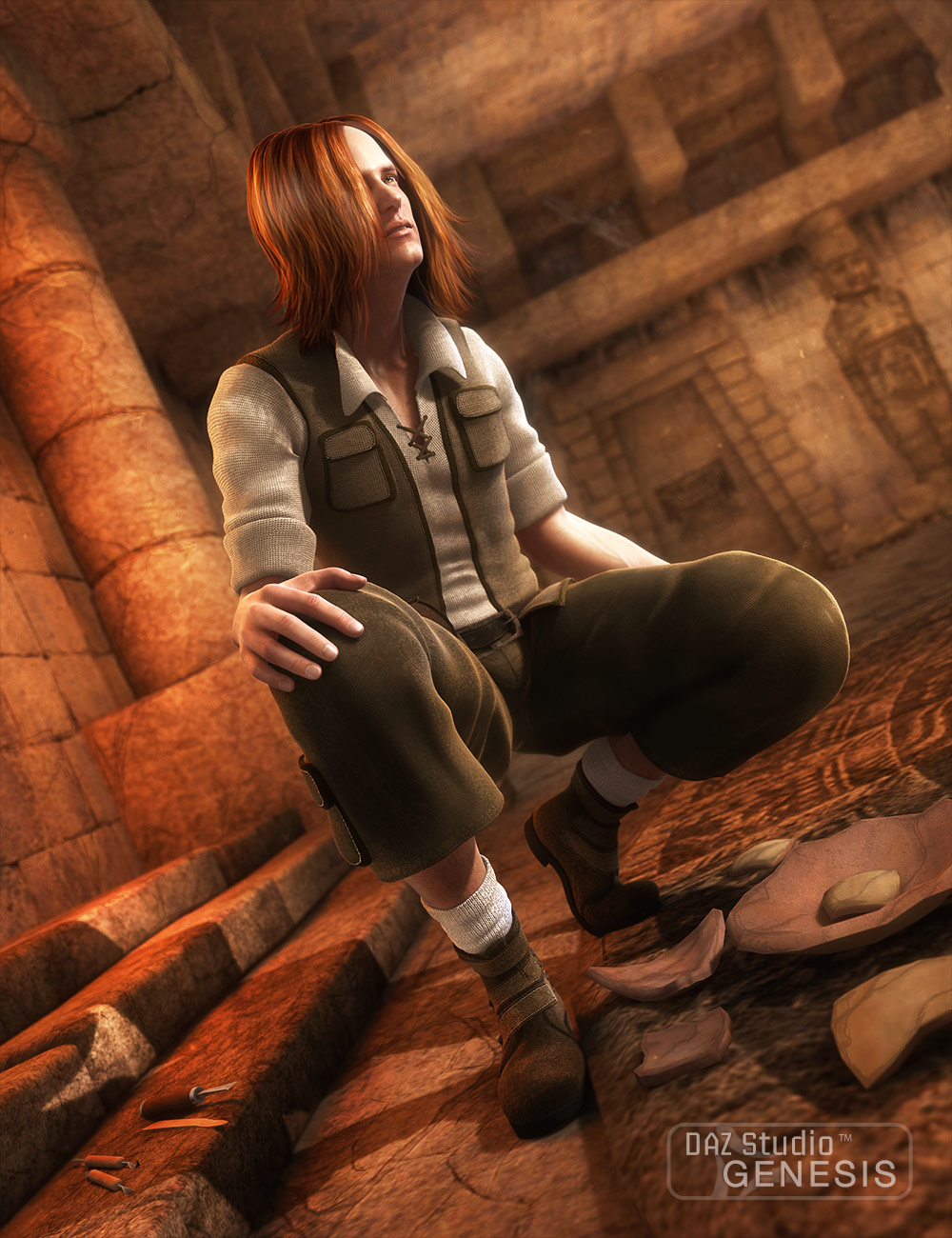 Adventure Hero by: Val3dart, 3D Models by Daz 3D