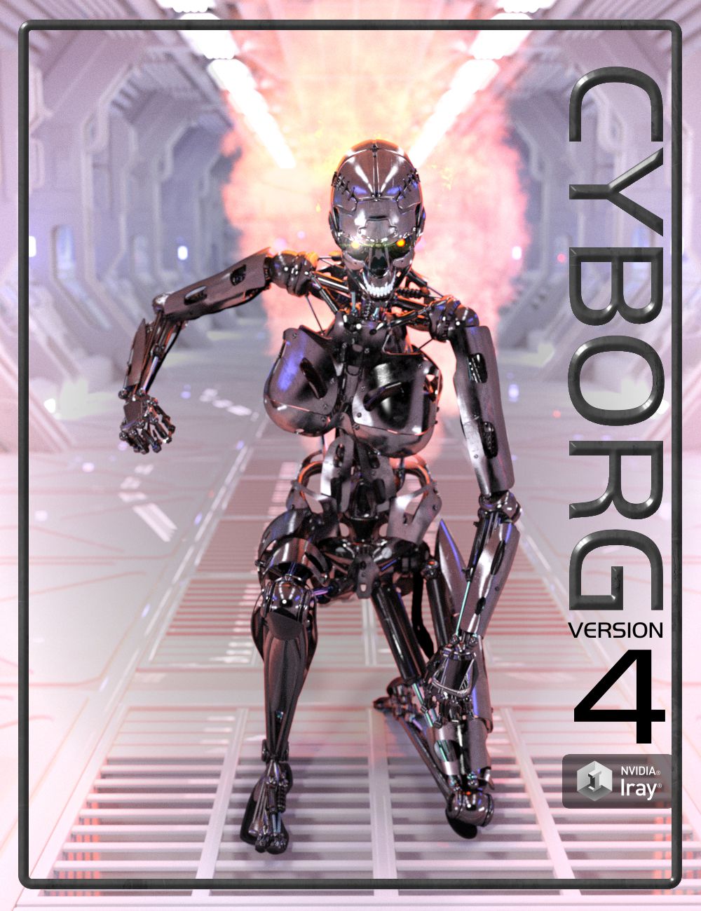 Cyborg Version 4 by: DzFire, 3D Models by Daz 3D