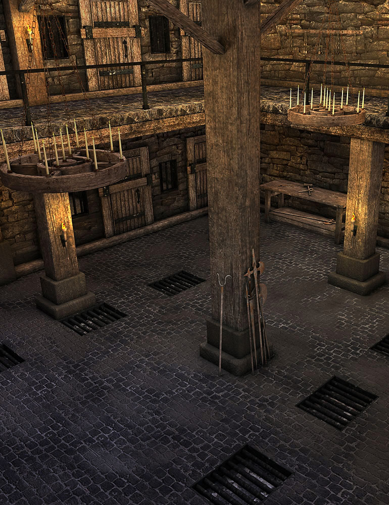 The Dungeon by: ARTCollaborationsNeilV 1, 3D Models by Daz 3D