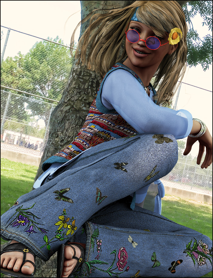 Flower Power by: MarieahSickleyield, 3D Models by Daz 3D