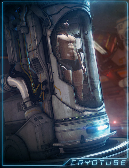 CryoTube by: Stonemason, 3D Models by Daz 3D