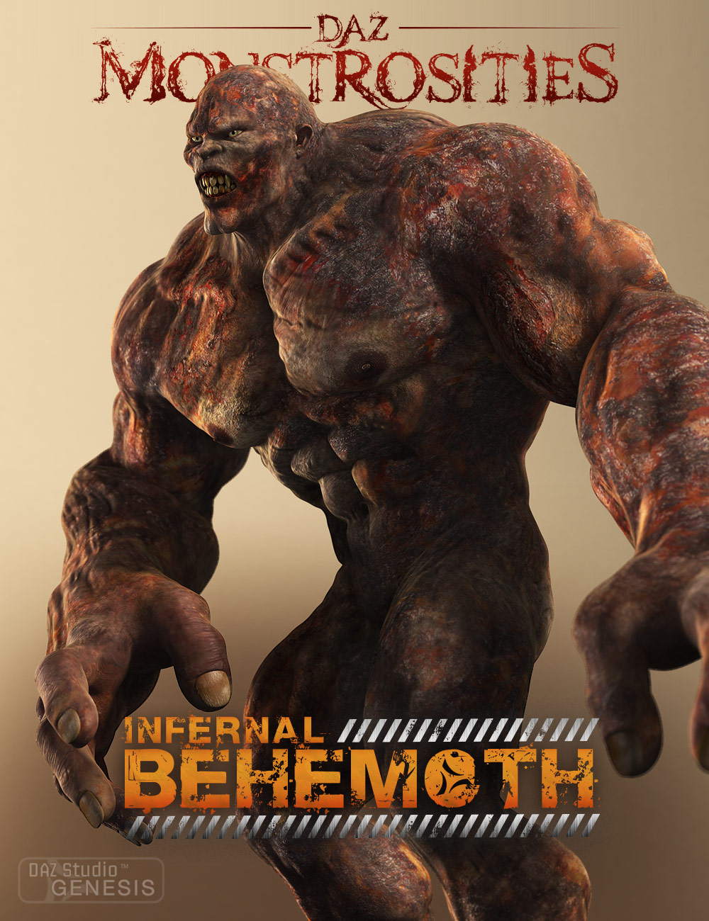 DAZ Monstrosities: Infernal Behemoth by: , 3D Models by Daz 3D
