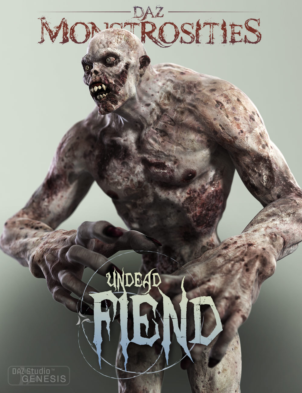 DAZ Monstrosities: Undead Fiend by: , 3D Models by Daz 3D