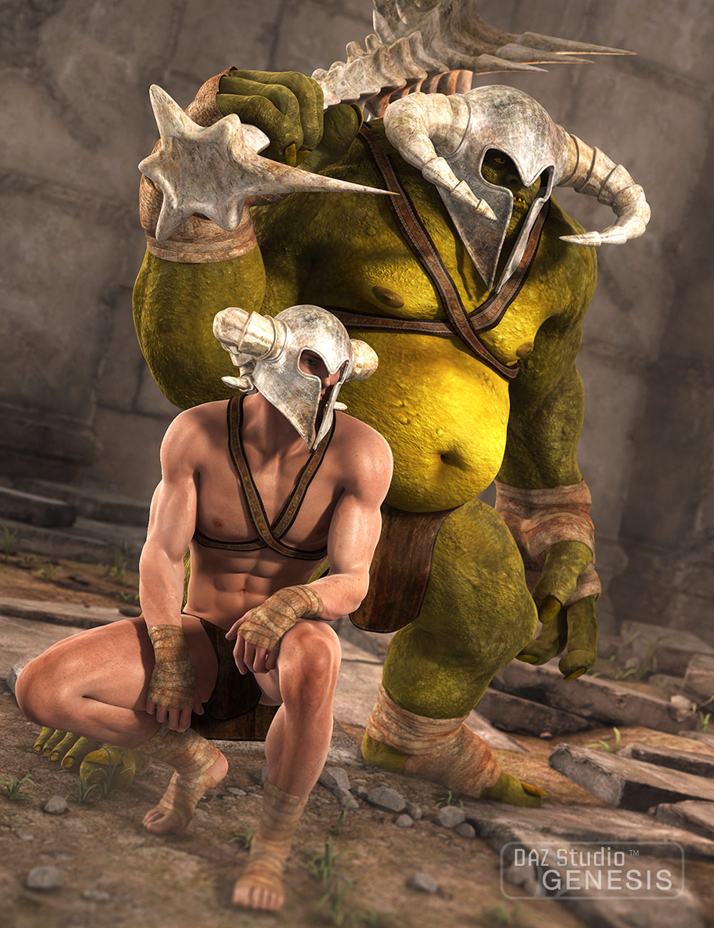 Primordial Barbarian Clothing by: Sarsa, 3D Models by Daz 3D