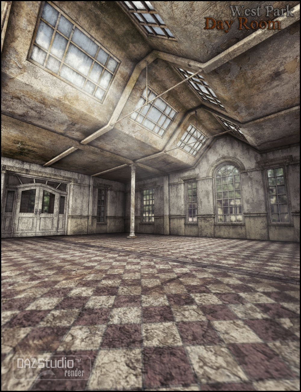West Park Day Room by: Jack Tomalin, 3D Models by Daz 3D