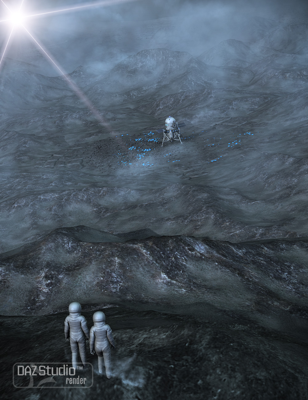 Moonscapes by: petipet, 3D Models by Daz 3D