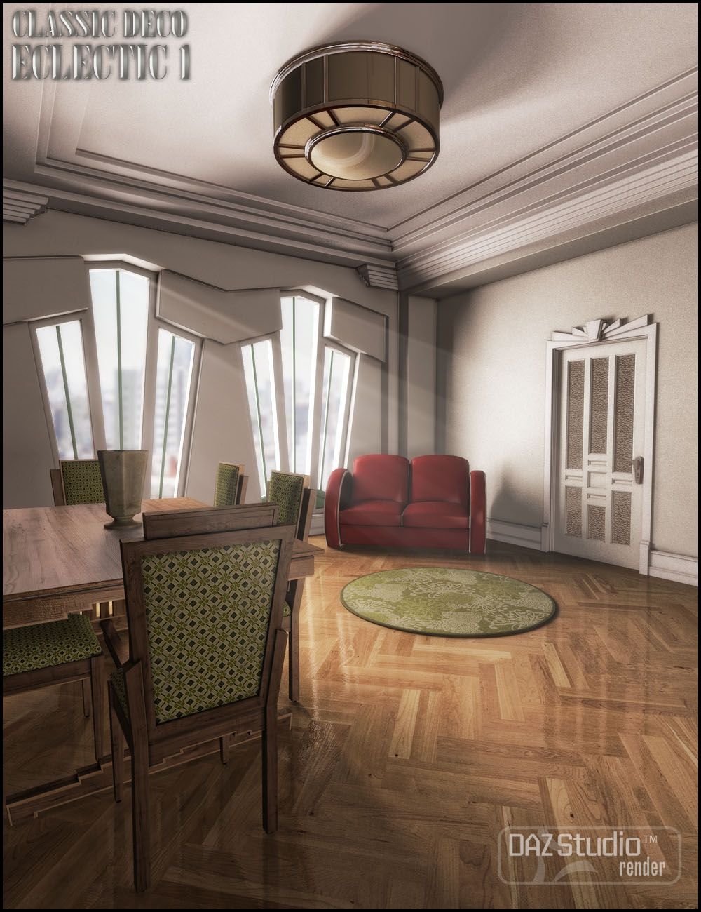 Classic Deco: Eclectic 1 by: Jack Tomalin, 3D Models by Daz 3D