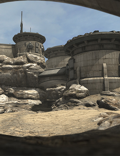 Desert Outpost by: Stonemason, 3D Models by Daz 3D