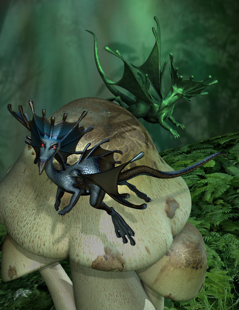 Squee the Little Fae Dragon by: Mada, 3D Models by Daz 3D