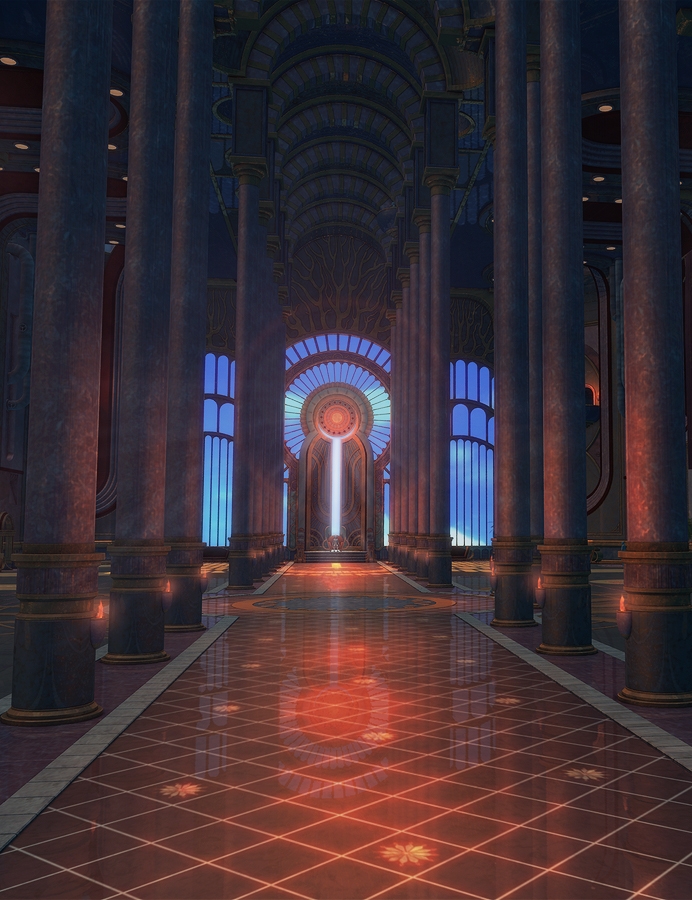 Sun Hall by: SoulessEmpathy, 3D Models by Daz 3D