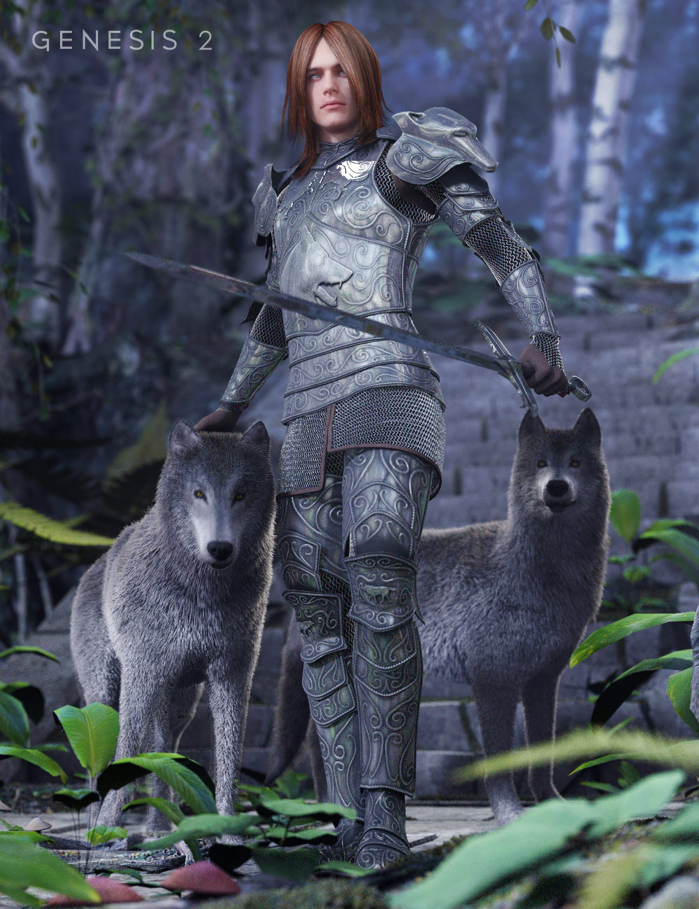 Order of the Wolf by: Valandar, 3D Models by Daz 3D