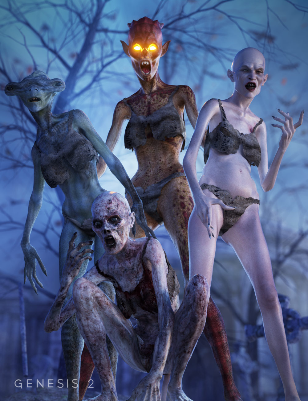Creature Creator for Genesis 2 Female(s) by: , 3D Models by Daz 3D