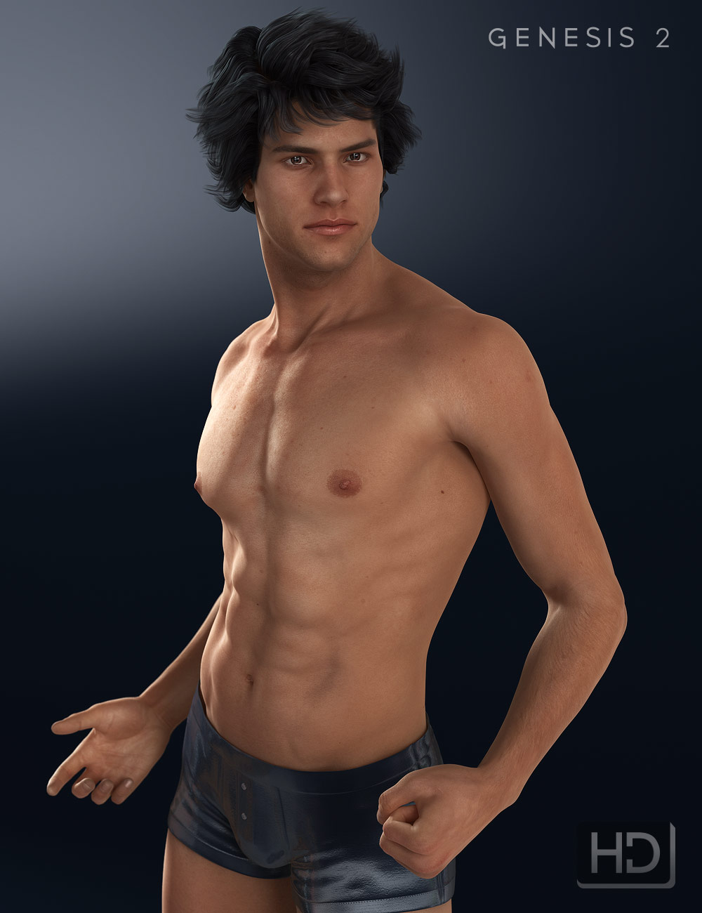 Michael 6 HD Add-On by: , 3D Models by Daz 3D