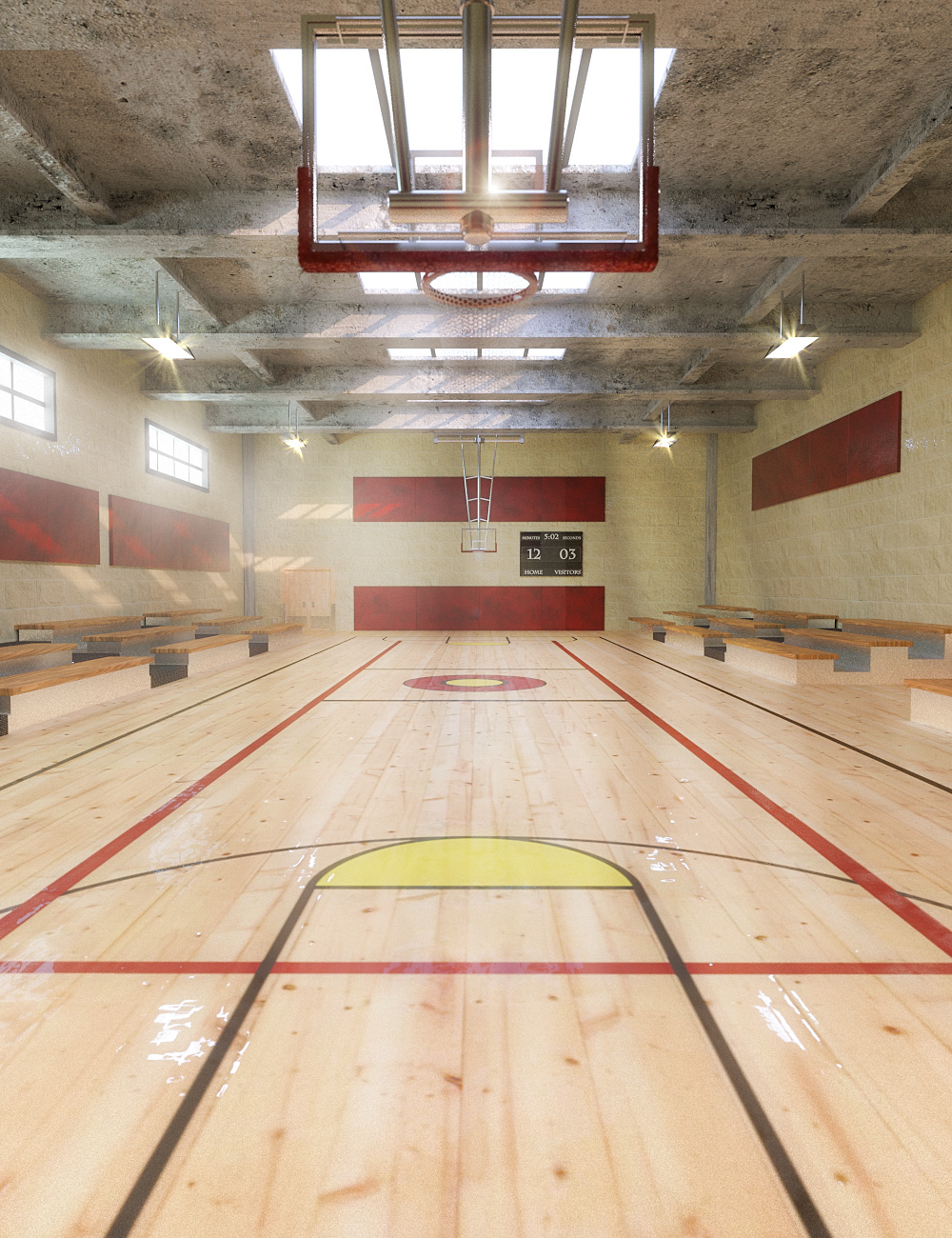 Gymnasium by: , 3D Models by Daz 3D