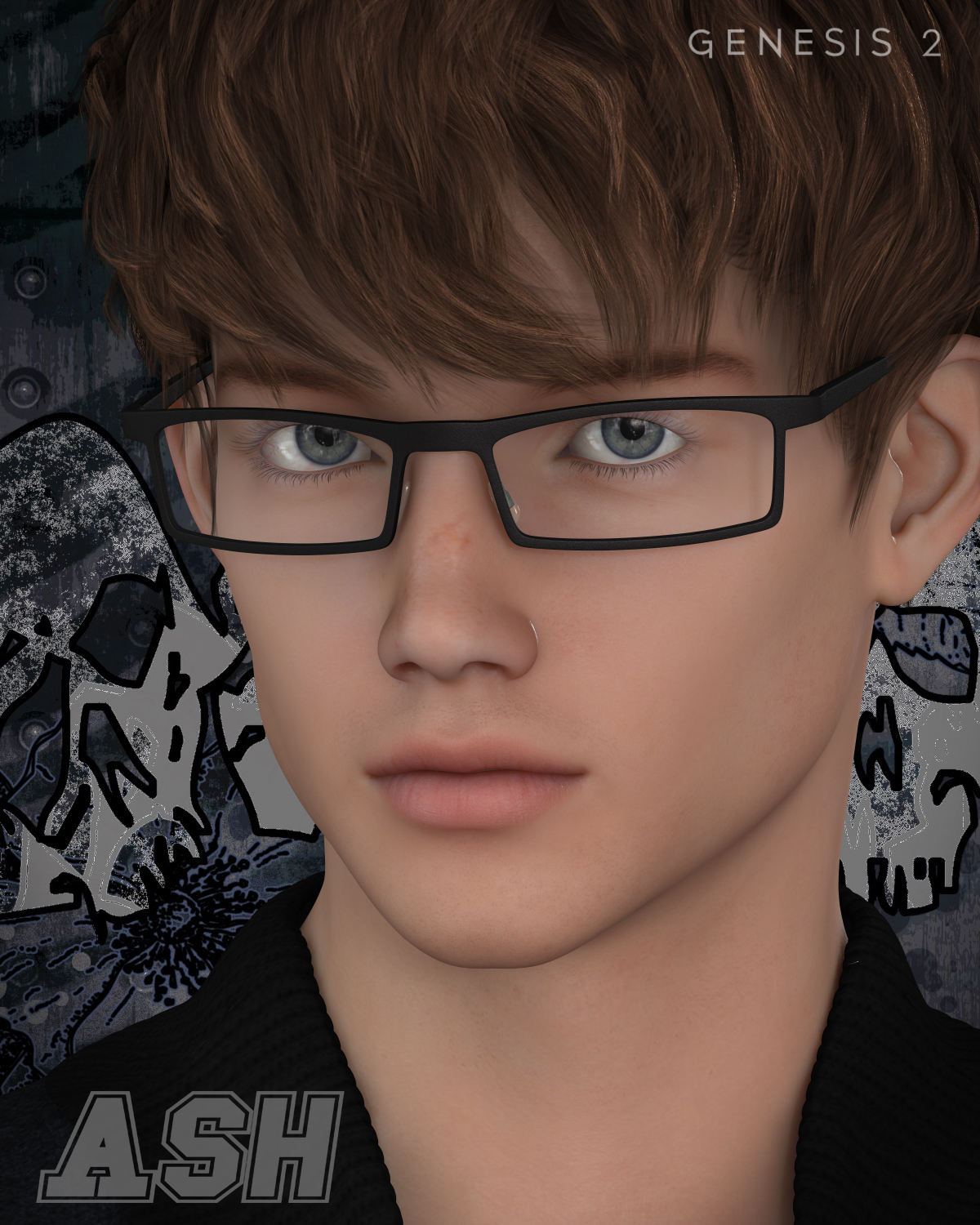 FW Ash - Character and Accessories by: Fred Winkler Art, 3D Models by Daz 3D