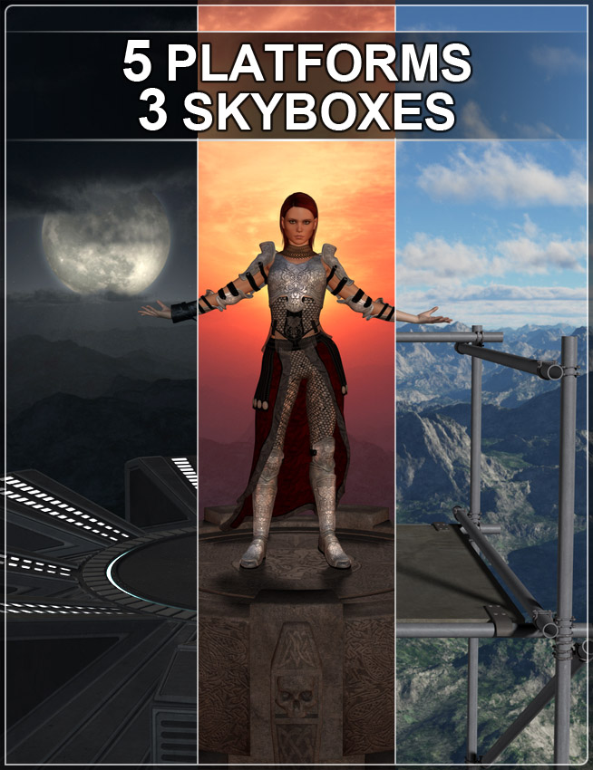Speed Render Stages by: Flipmode, 3D Models by Daz 3D