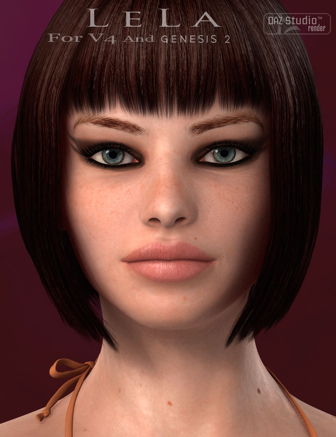 Lela For Victoria 4 and Genesis 2 Female(s) by: Aako, 3D Models by Daz 3D