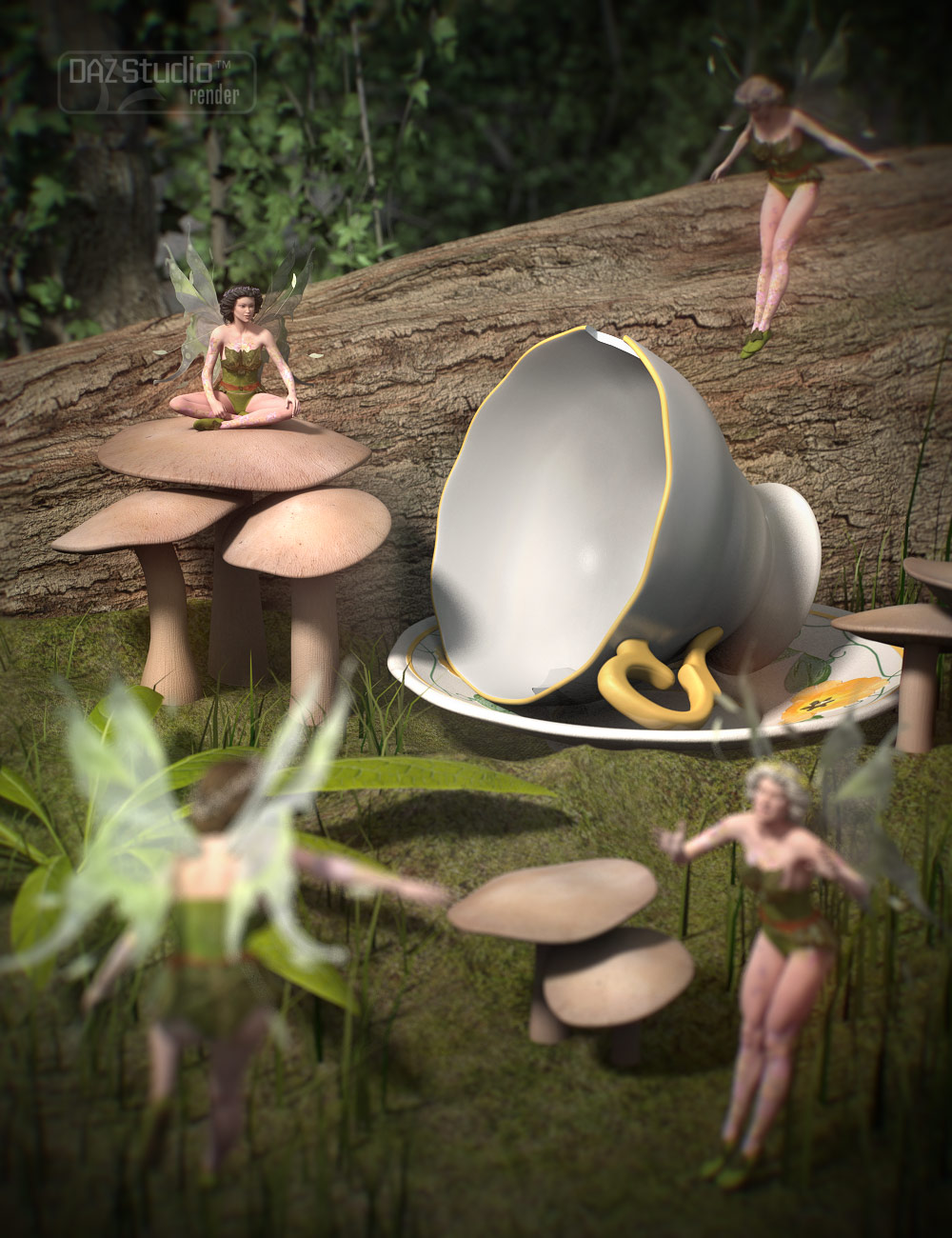 Outside the Rabbit Hole by: ARTCollabUmblefugly, 3D Models by Daz 3D